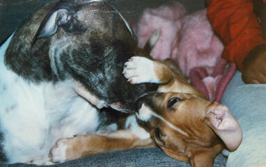 Kaine + his mom Jesse